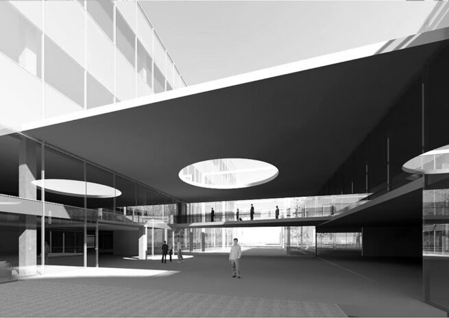 Oficinas y espacios industriales Hipra. TurullSørensen expertos en ingeniería arquitectónica.